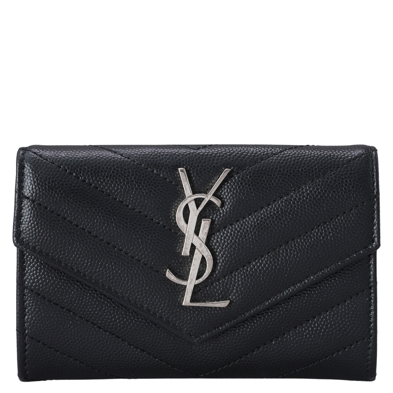 YVES SAINT LAURENT(USED)생로랑 414404 마틀라세 엔벨로프 카드지갑